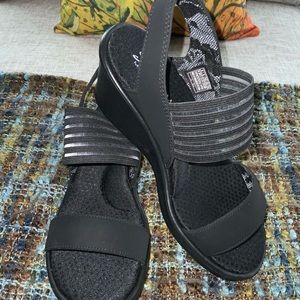 Skechers Black Wedges - Size 9